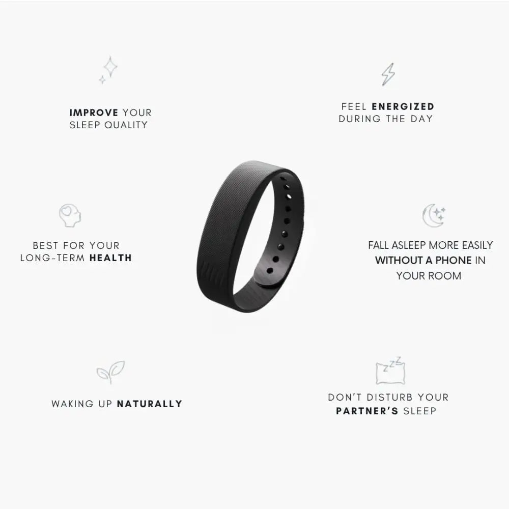 LED Digital Alarm Clock Watch Adjustable Silicone Snooze-proof Alarm Bracelet with Running Pedometer Waterproof Vibrating Alarm